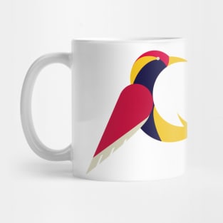 Abstract Bird Design Mug